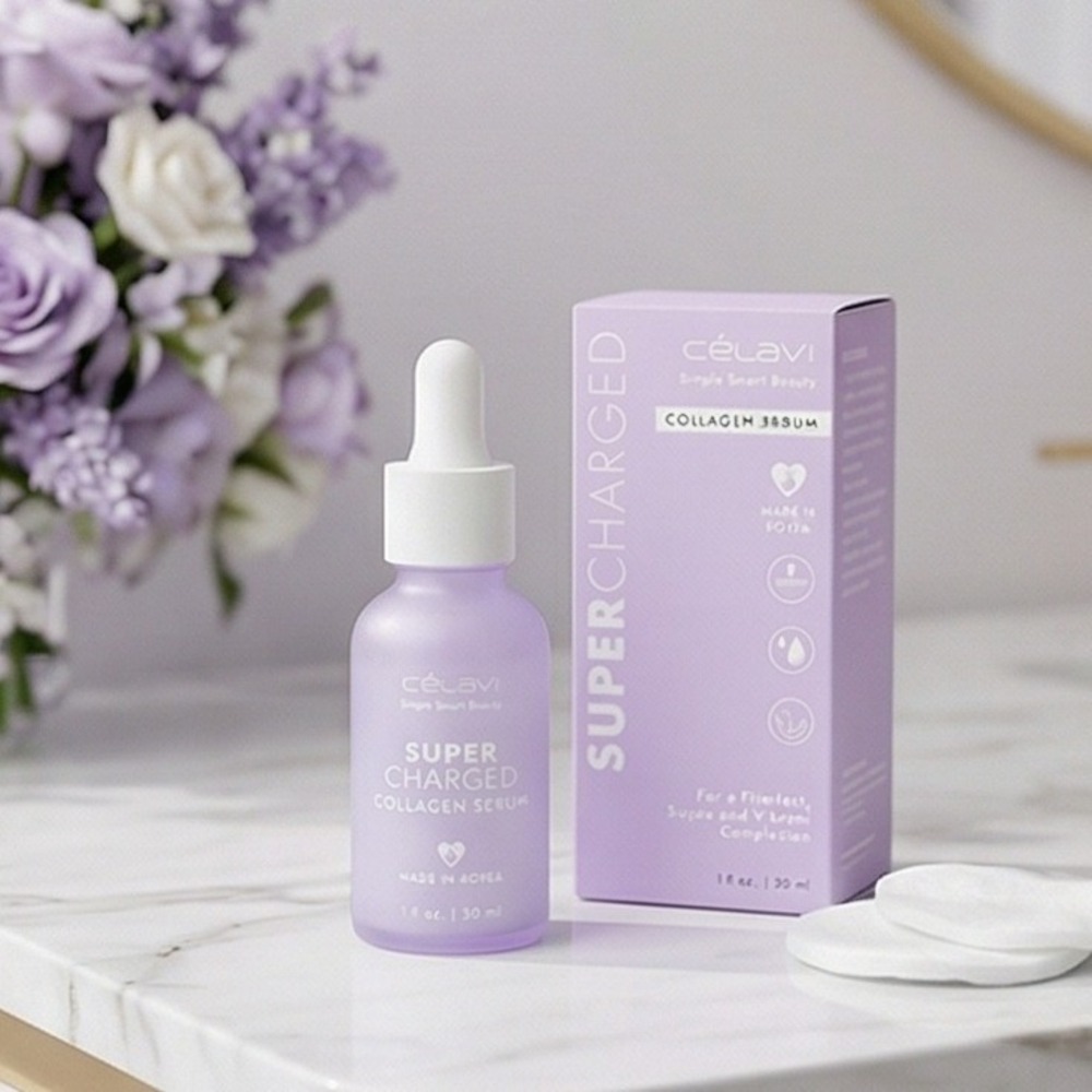Celavi Supercharged Collagen Serum 1oz 30ml Anti-Aging K-Beauty Korea NIB